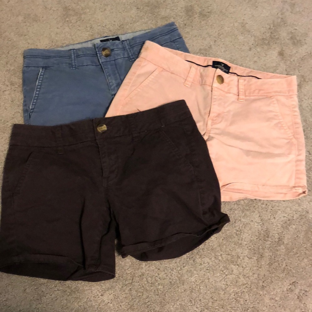 3 American eagle shorts